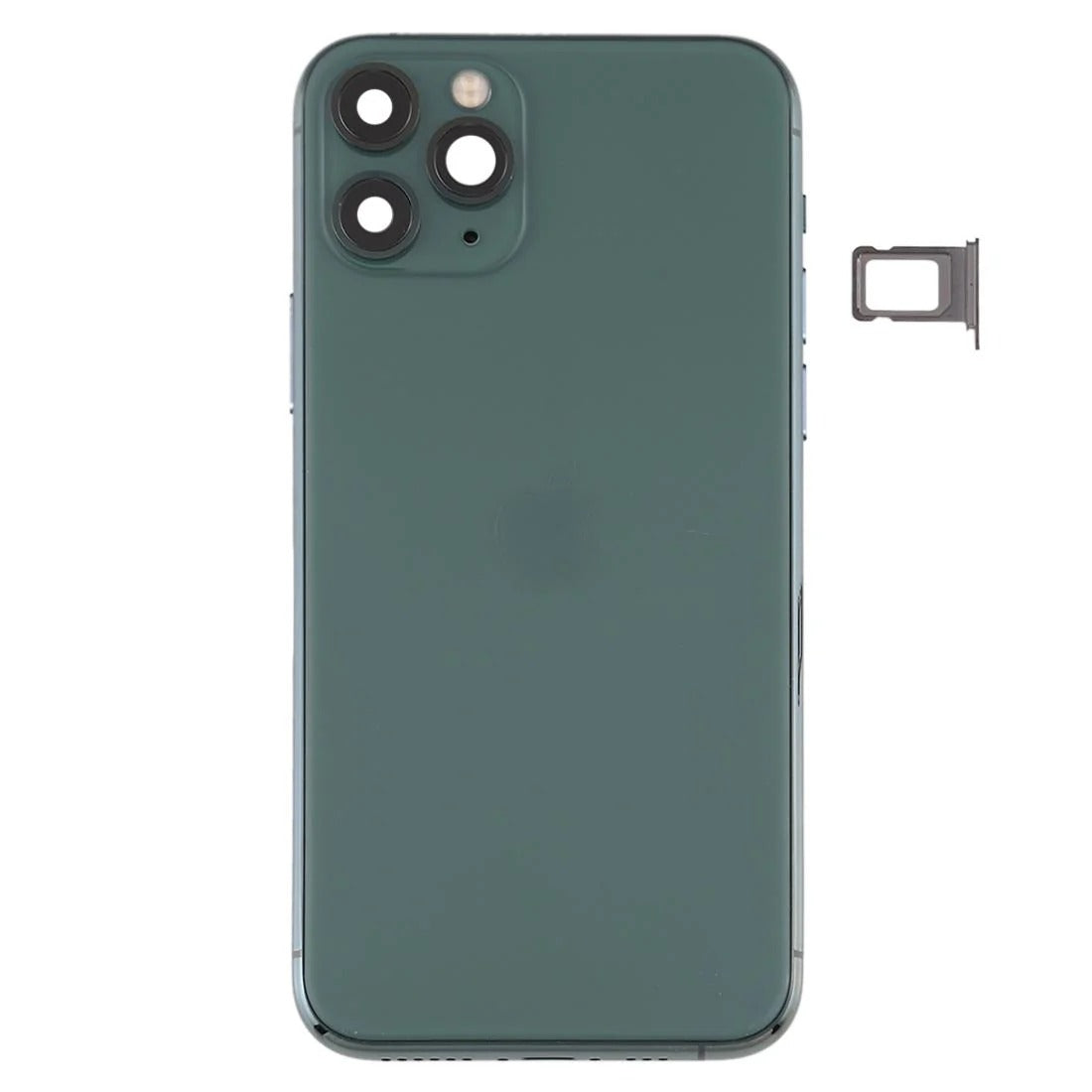 iPhone 11 Pro Back Cover Housing With Parts Assembly (With Side Keys & Charging Port)