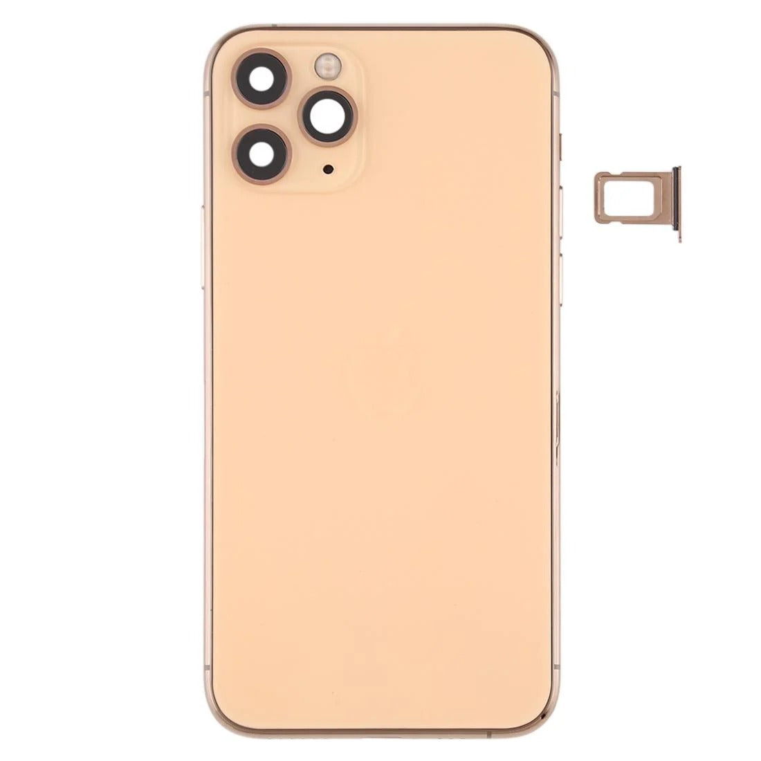 iPhone 11 Pro Max Back Cover Housing With Parts Assembly (With Side Keys & Charging Port)