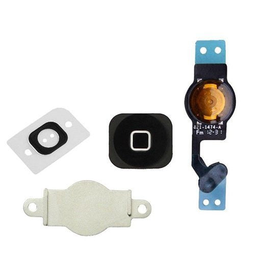 iPhone 5C Home Button Flex Cable (Black, No Touch ID)