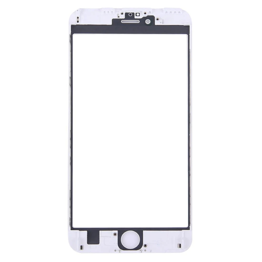 iPhone 6s Plus White Screen Replacement Glass Lens & Bezel Frame