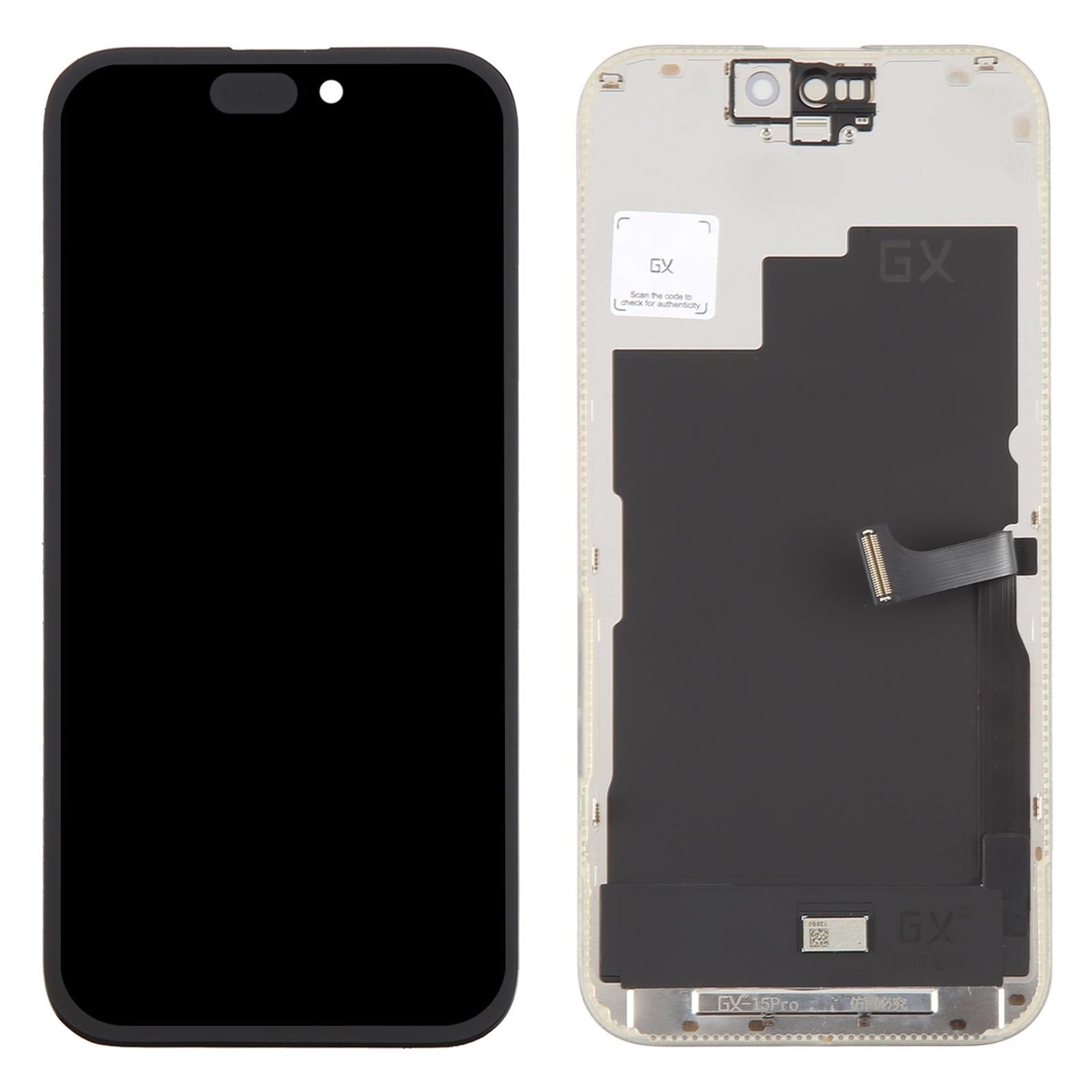 iPhone 15 Pro In-Cell GX with Digitizer Full Assembly, Replacement Display with Repair Tools