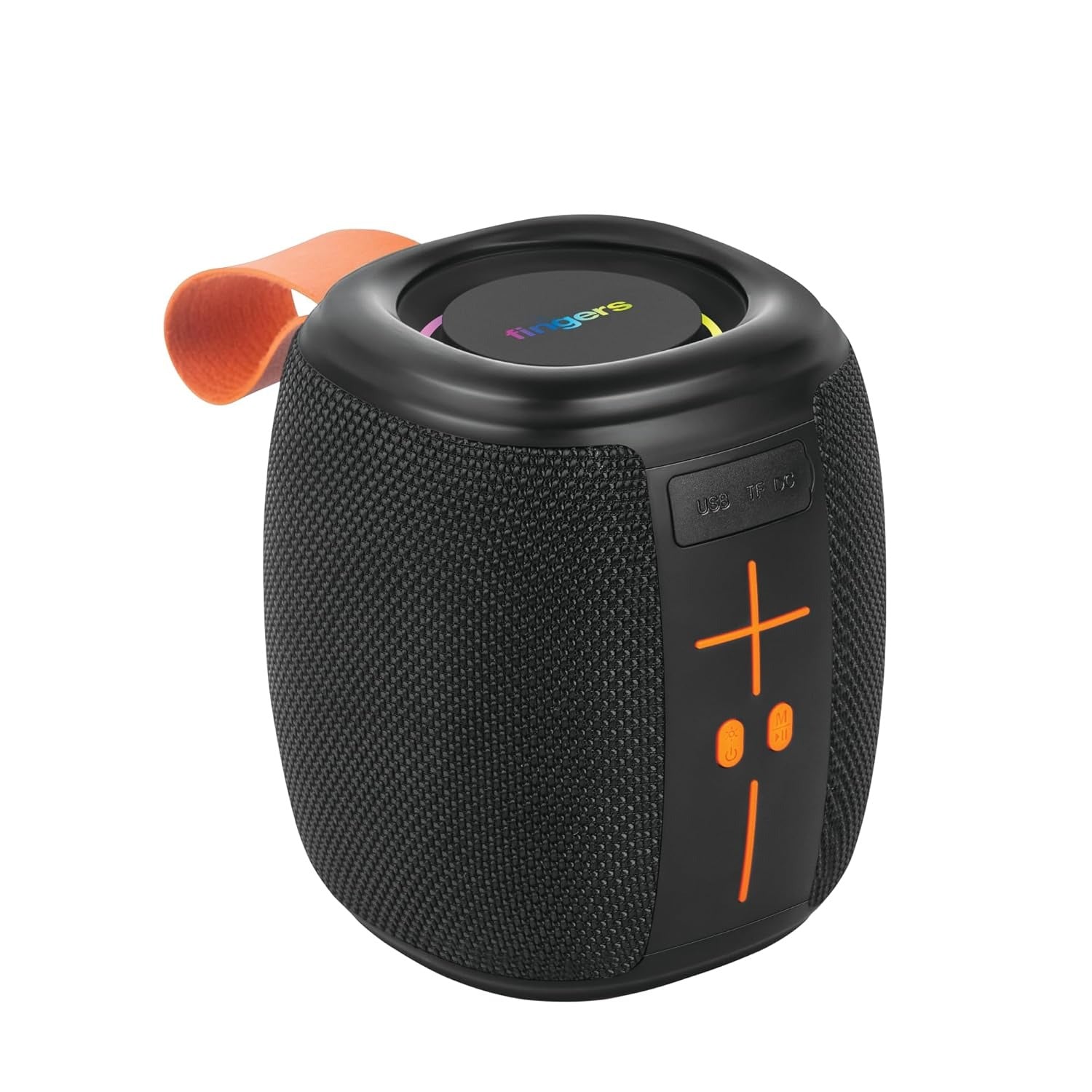 Sound Nugget BT6 Portable Bluetooth Speaker with RGB Lights, 12-Hour Playtime, FM Radio, MicroSD, USB, IPX4 Splash Resistant