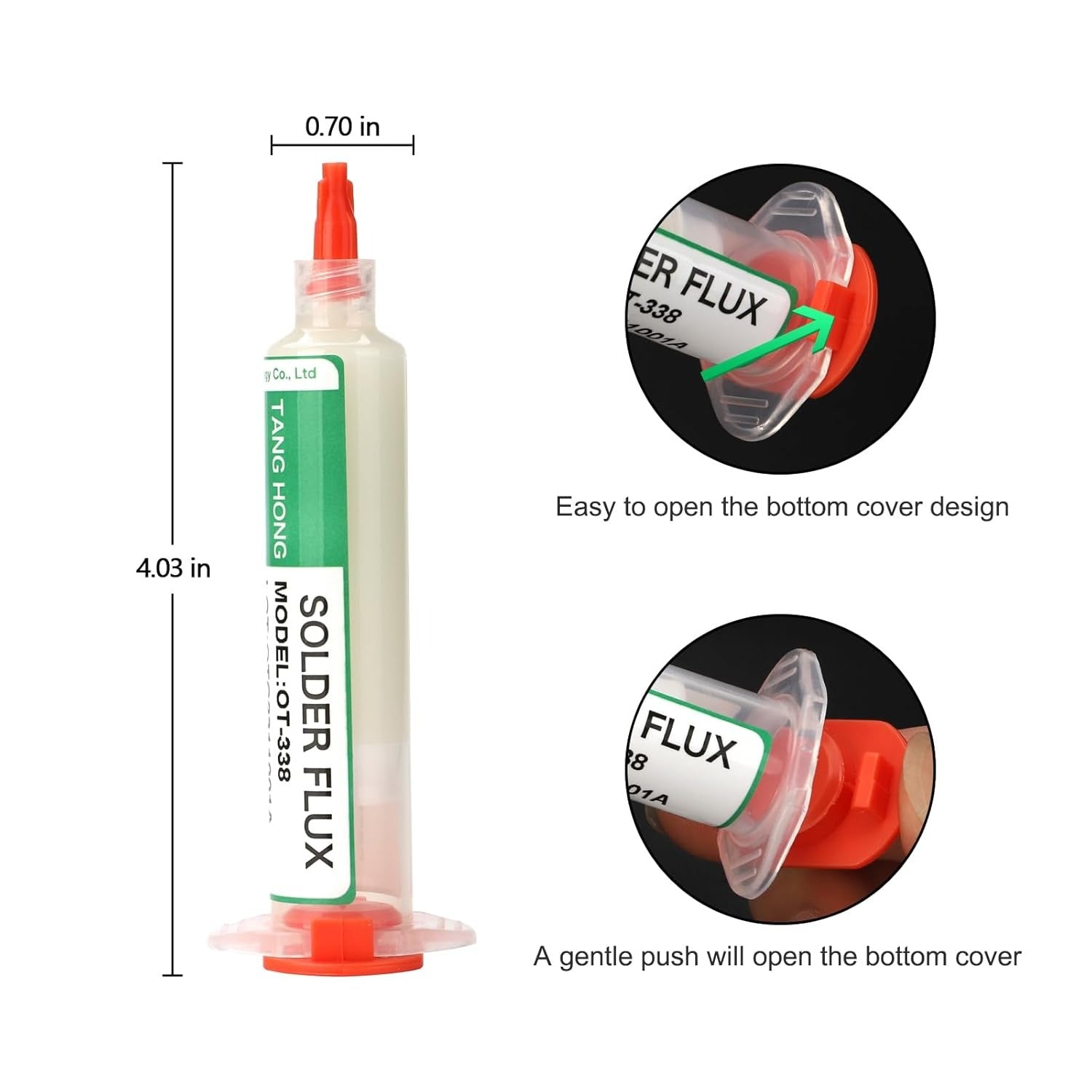 No Clean Solder Flux Paste, Lead Free Liquid Flux for Electronics Repair, 20g Halogen Free Soldering Flux for Mobile Phone, PC Card, BGA Maintenance