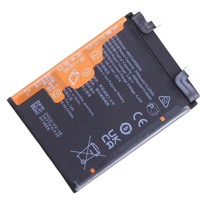 Huawei Nova 11 Good Quality Replacement Battery Li-Ion Polymer, 4500mAh, HB456493EGW