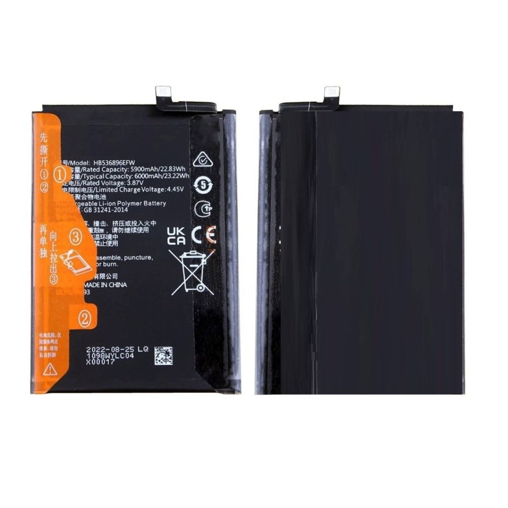 Huawei Y72 Good Quality Replacement Battery 6000mAh, Model HB536896EFW