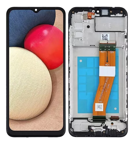 LCD Screen for Samsung Galaxy A02s SM-A025 Digitizer Full Assembly with Frame
