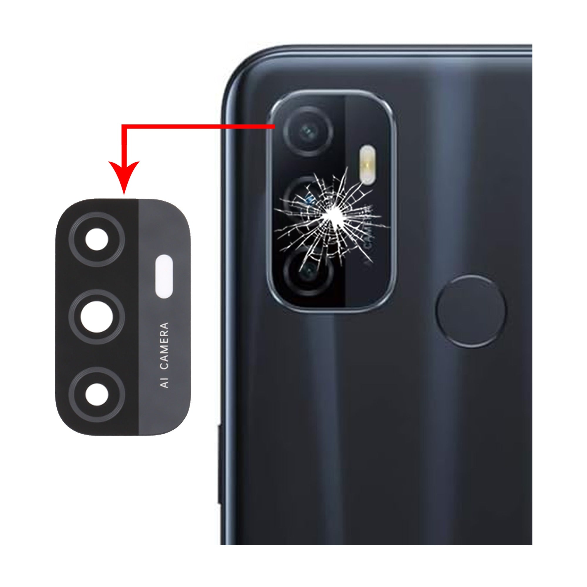 OPPO A53S Back Camera Lens Replacement