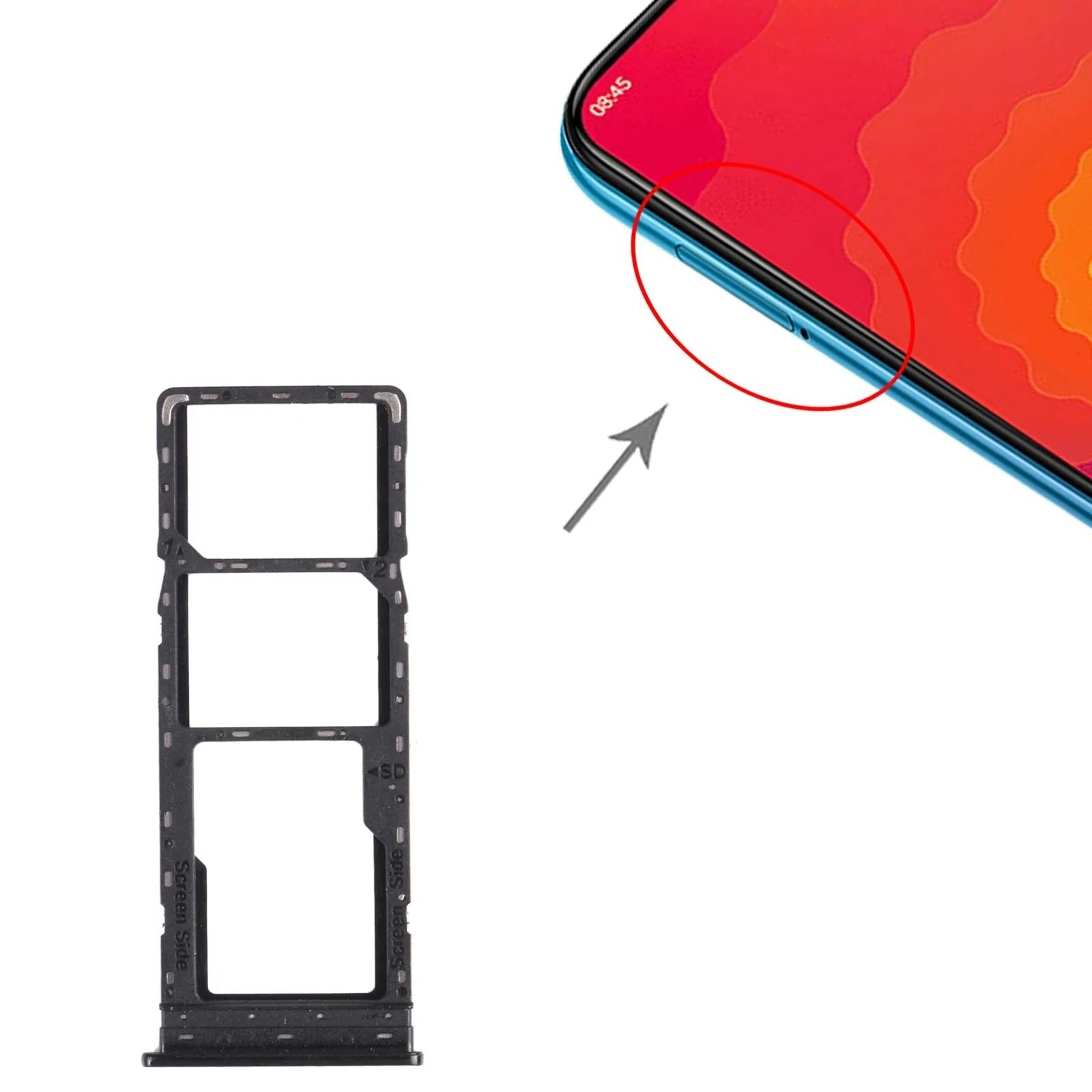 Tecno Spark 4/Camon 12 SIM & SD Card Tray
