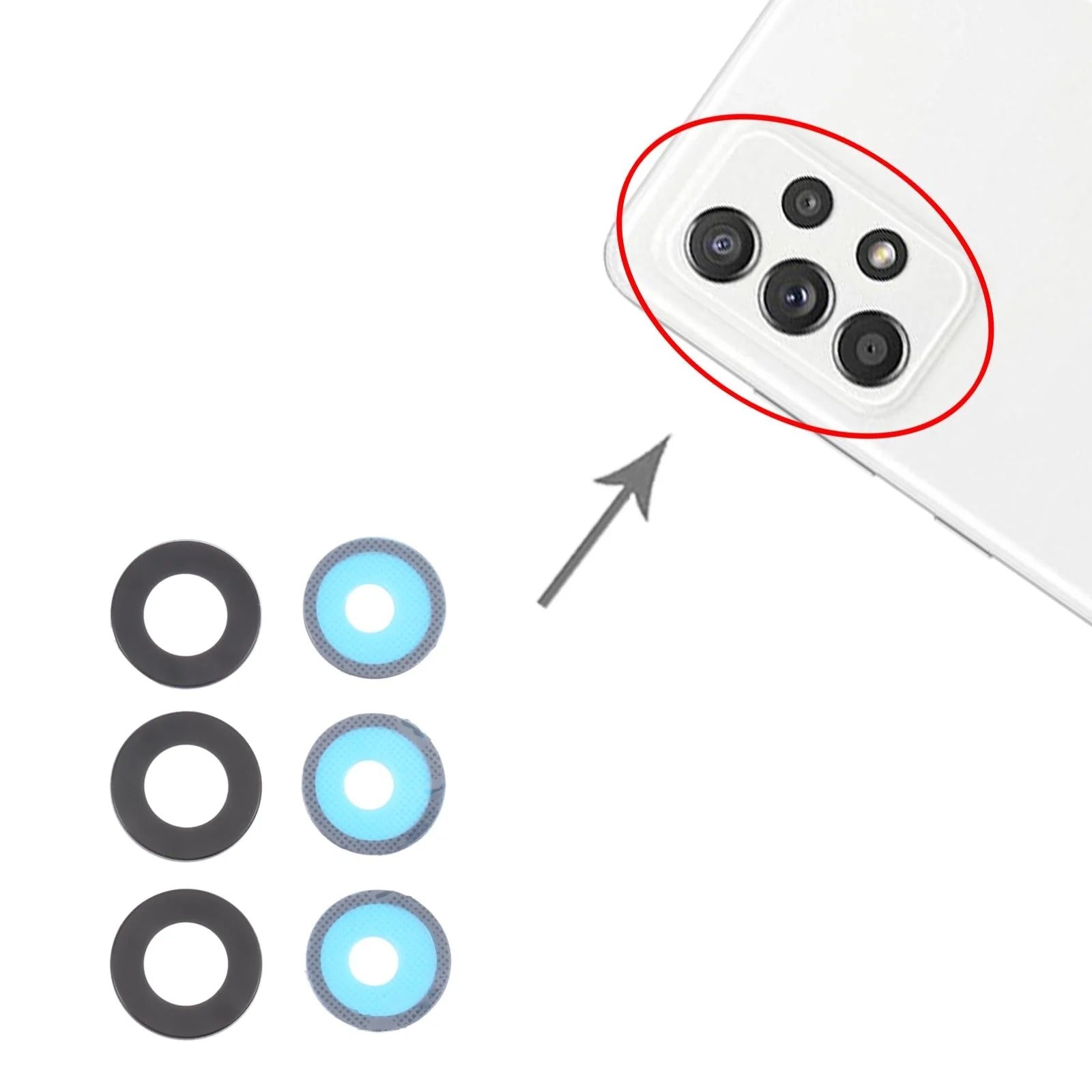 Samsung Galaxy A52 4G Camera Lens Replacement