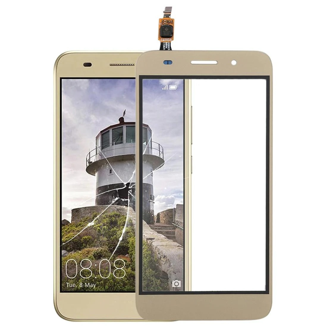 Huawei Y3 (2018) Gold Touch Screen Digitizer