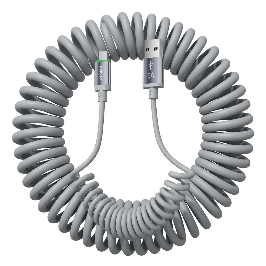 Gerlax GD-62T USB to Type-C Fast Charging Cable 120W (1.6M) | PD Fast Charge | Flexible Design