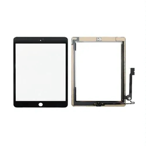 iPad 4 Home Button Flex Cable & Touch Panel Adhesive (Black)