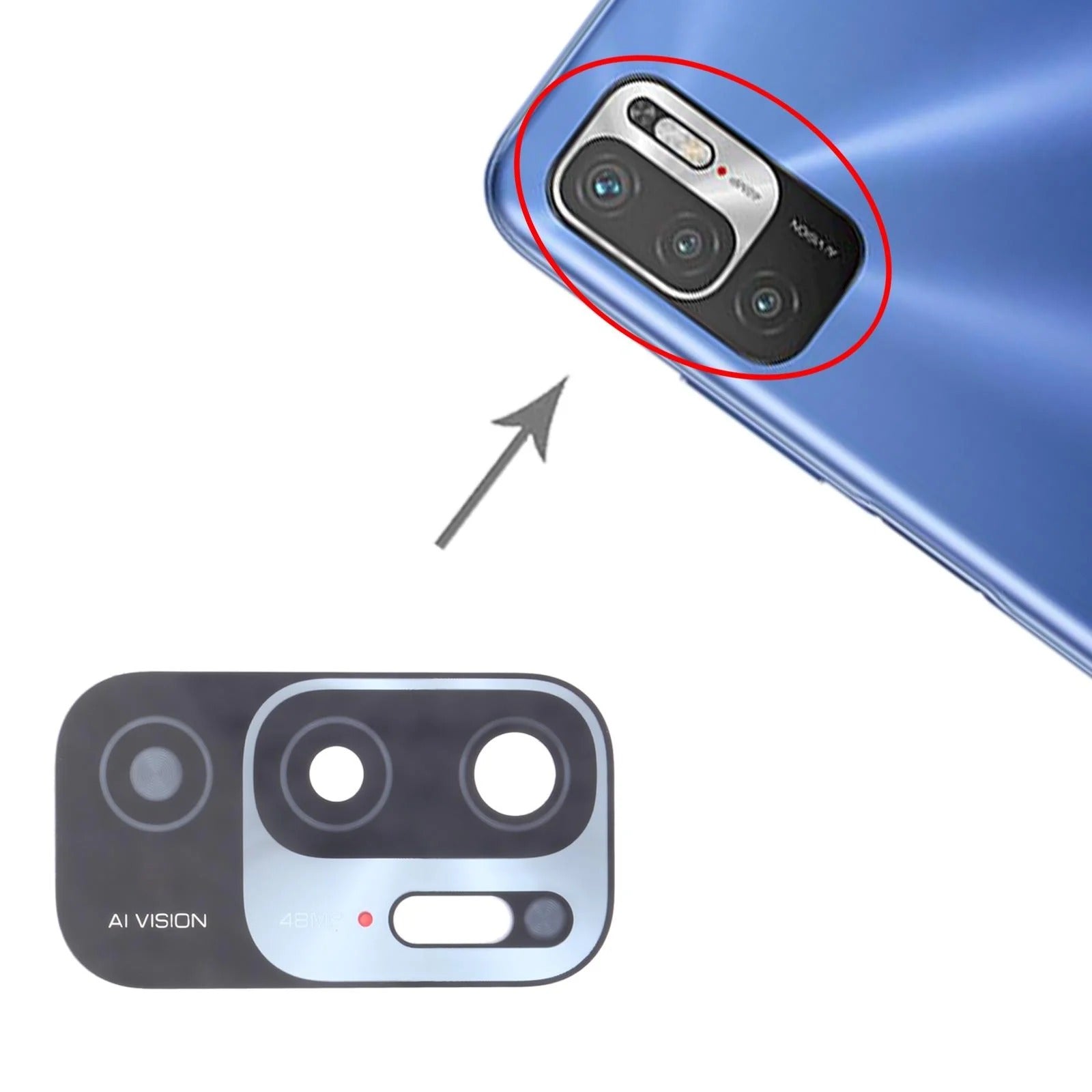 Xiaomi Redmi Note 10 5G Back Camera Lens