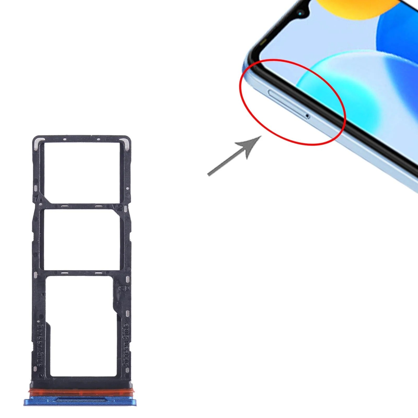 Tecno Pop 5 Pro SIM & SD Card Tray
