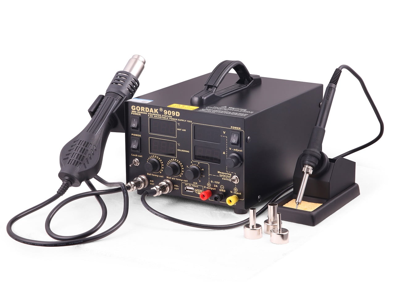 Gordak 3 in 1 Hot Air Station with Soldering Iron & Power Supply