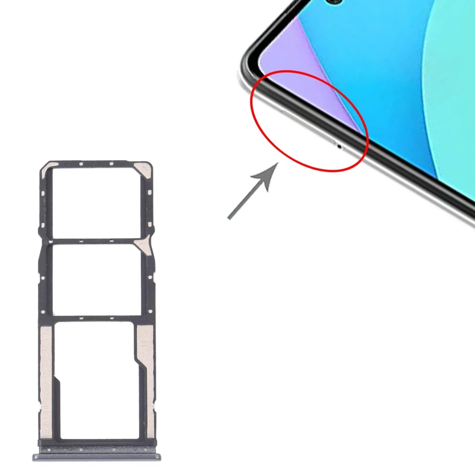 Xiaomi Redmi 10/10 Prime/Note 11 4G SIM & SD Card Tray