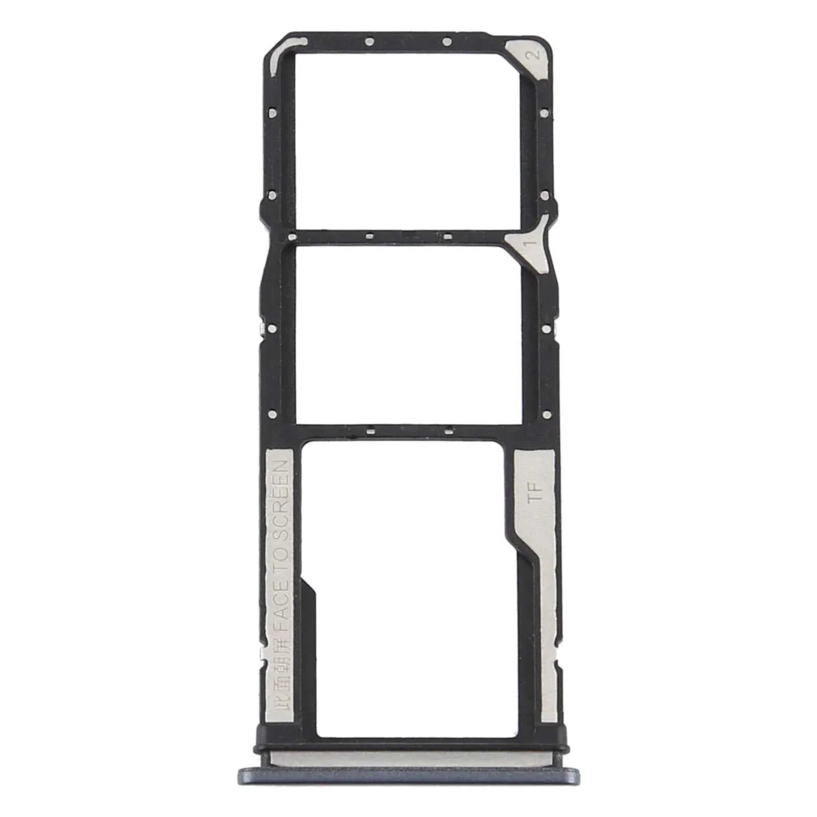 Xiaomi Redmi 9/Poco C31 SIM & SD Card Tray - Black