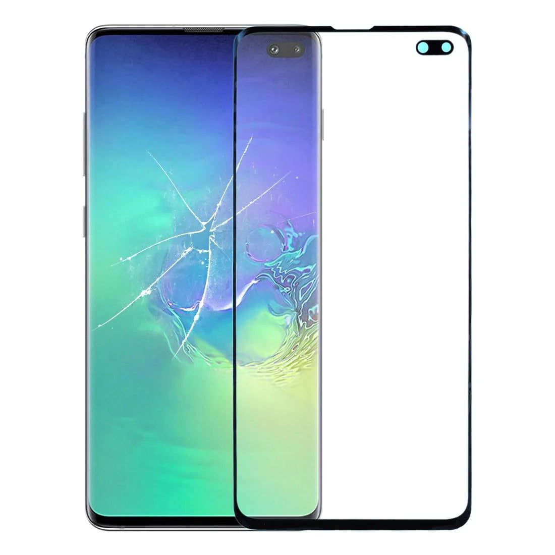 Galaxy S10+ Front Glass With OCA Lens Replacement