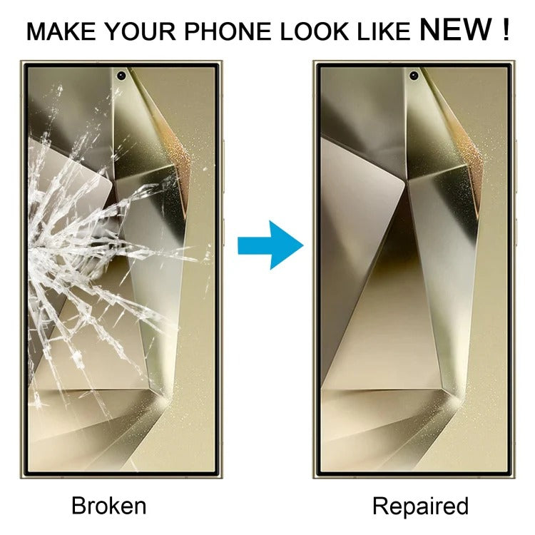 Samsung Galaxy S24 Ultra Front Glass Lens with OCA Adhesive