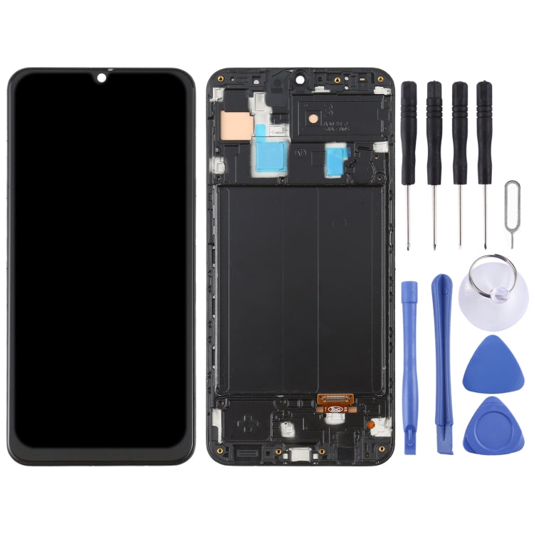 TFT In-Cell Copy LCD Screen for Samsung Galaxy A30 SM-A305 Digitizer Full Assembly with Frame (Black)