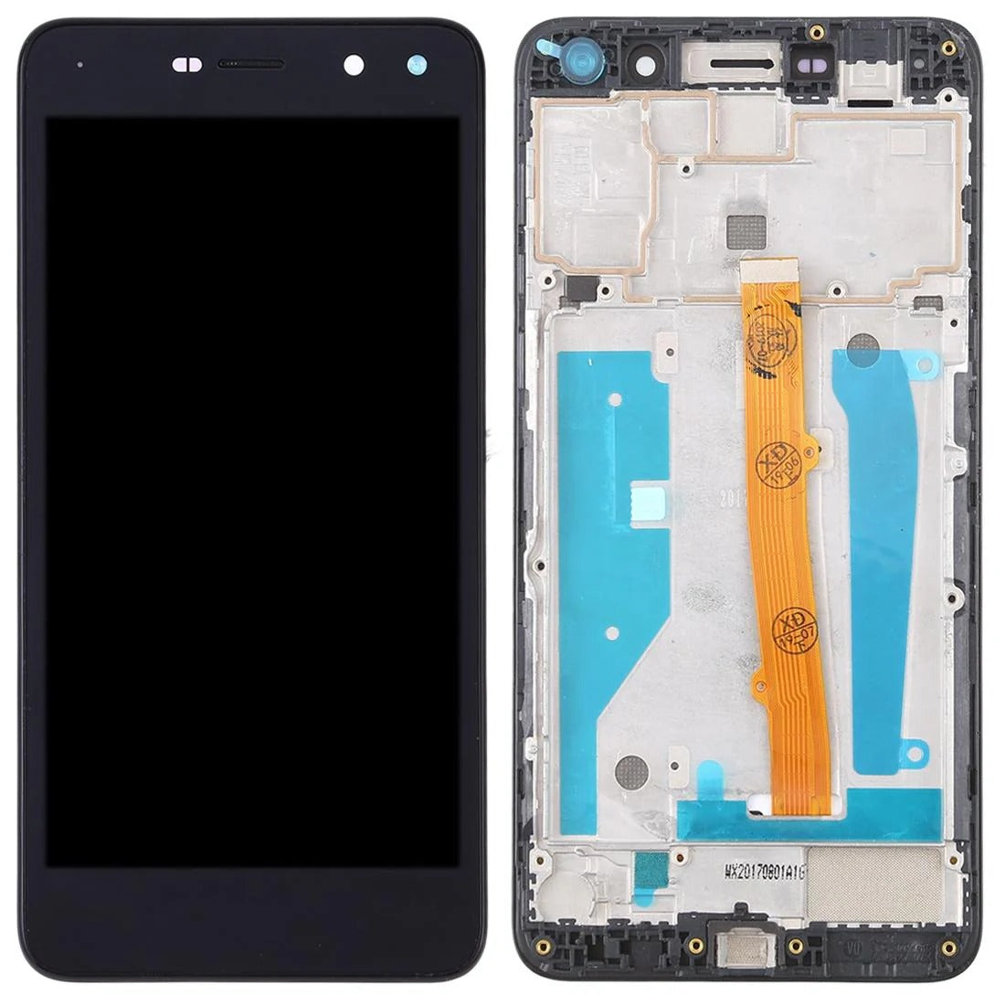 Huawei Y5 (2017) Black LCD Screen & Digitizer with Frame