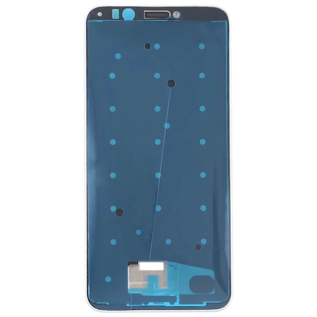 Huawei Y7 (2018) White LCD Frame Bezel - Front Housing