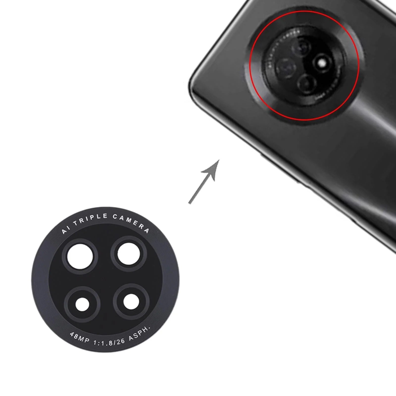 Huawei Y9A Back Camera Lens Replacement