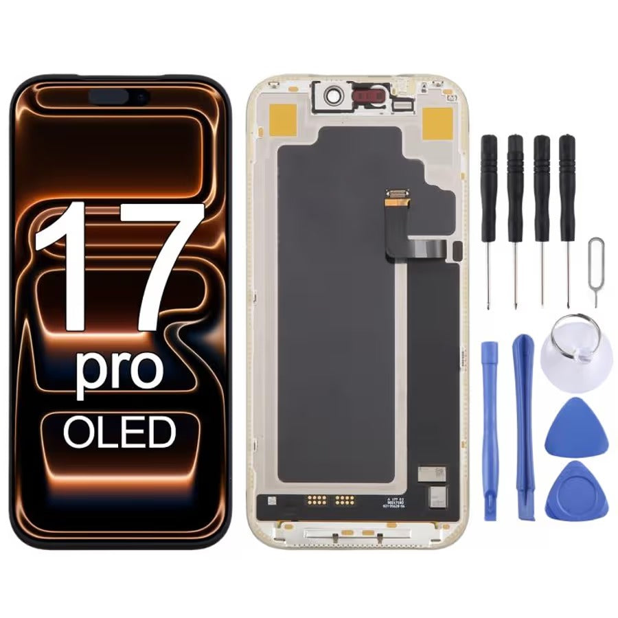 OLED Screen Replacement Compatible With iPhone 17 Pro Premium Quality Display with Touch Digitizer