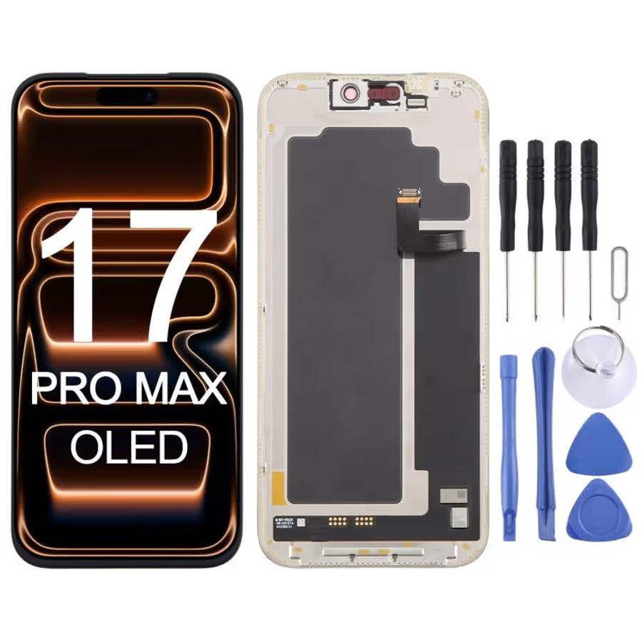 OLED Screen Replacement Compatible With iPhone 17 Pro Max Premium Quality Display with Touch Digitizer