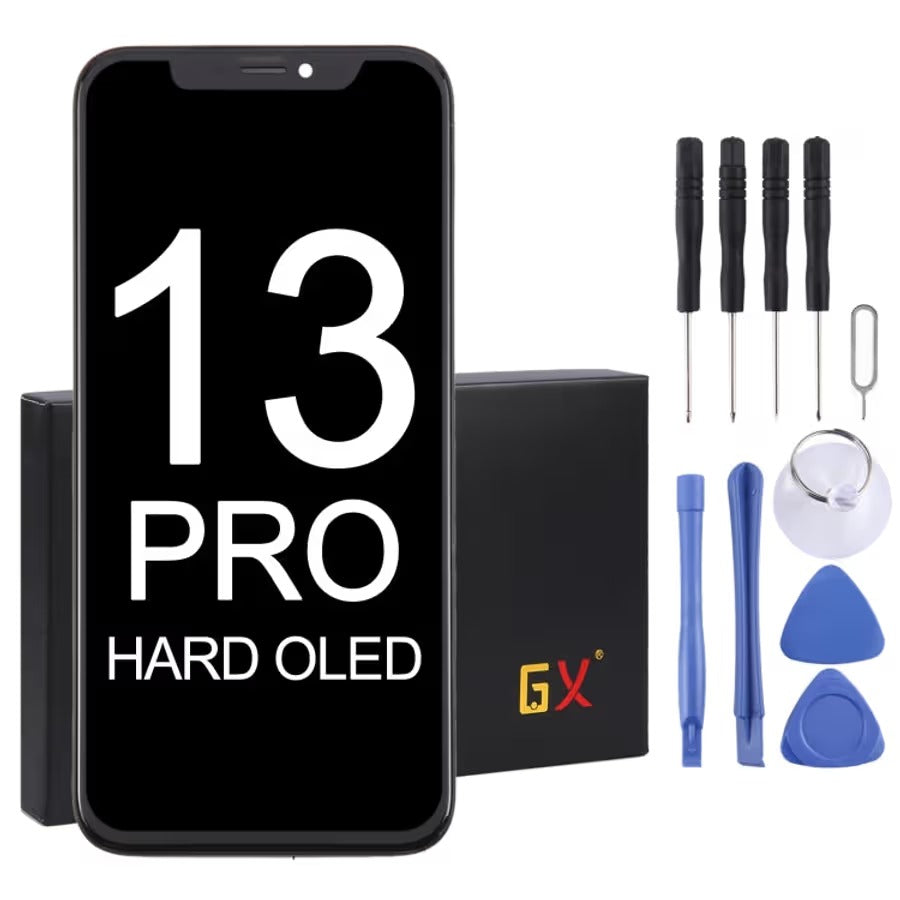 OLED Hard GX Screen Replacement Compatible With iPhone 13 Pro Premium Quality Display with Touch Digitizer
