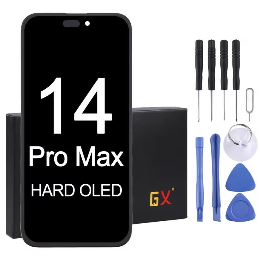 OLED Hard GX Screen Replacement Compatible With iPhone 14 Pro Max Premium Quality Display with Touch Digitizer