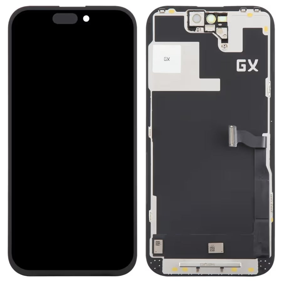 OLED Hard GX Screen Replacement Compatible With iPhone 14 Pro Premium Quality Display with Touch Digitizer