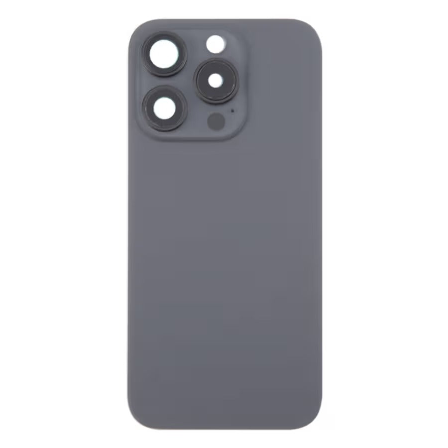 iPhone 16 Pro Max Glass Battery Back Cover with Camera Lens Frame MagSafe Magnet Replacement Housing