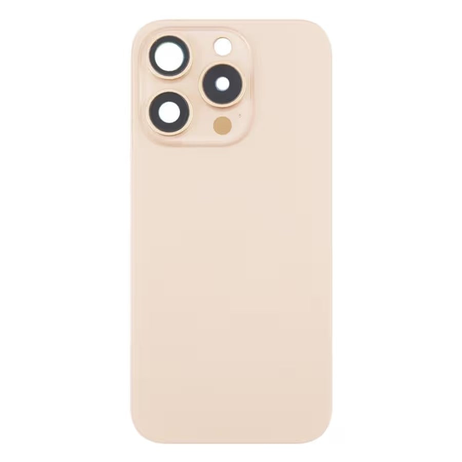 iPhone 16 Pro Max Glass Battery Back Cover with Camera Lens Frame MagSafe Magnet Replacement Housing