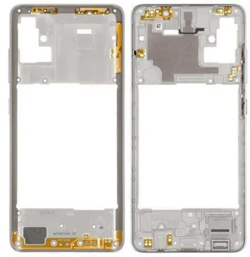 Samsung Galaxy A51 Middle Frame Bezel - white