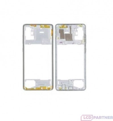 Samsung Galaxy A71 Middle Frame Bezel white