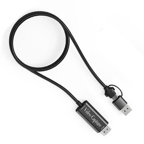 HDMI to USB/Type-C Video Capture-2M Cable for Streaming & Recording