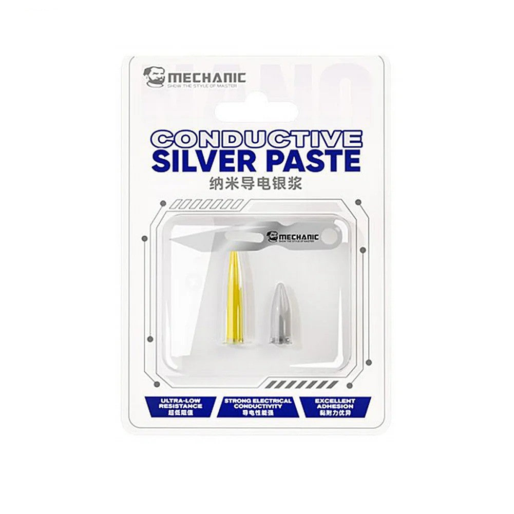 Mechanic Conductive Silver Paste, Professional Electronic Device Repair Tool, Ultra-Low Resistance, Strong Electrical Conductivity