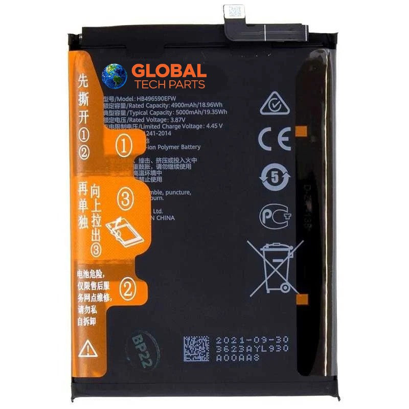 Replacement Battery for Honor X6 (WOD-LX1) HB496590EFW, 5000mAh Lithium-Polymer High Capacity Internal Battery