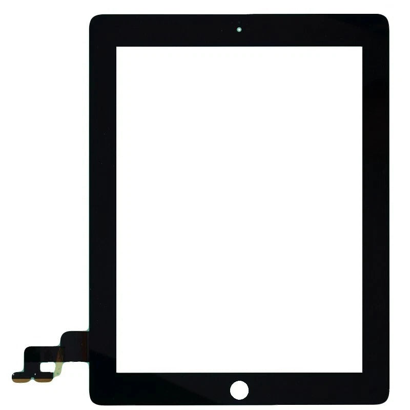 Touch Screen Digitizer Replacement for Apple iPad 2, Compatible with A1395, A1396, A1397, Black and White