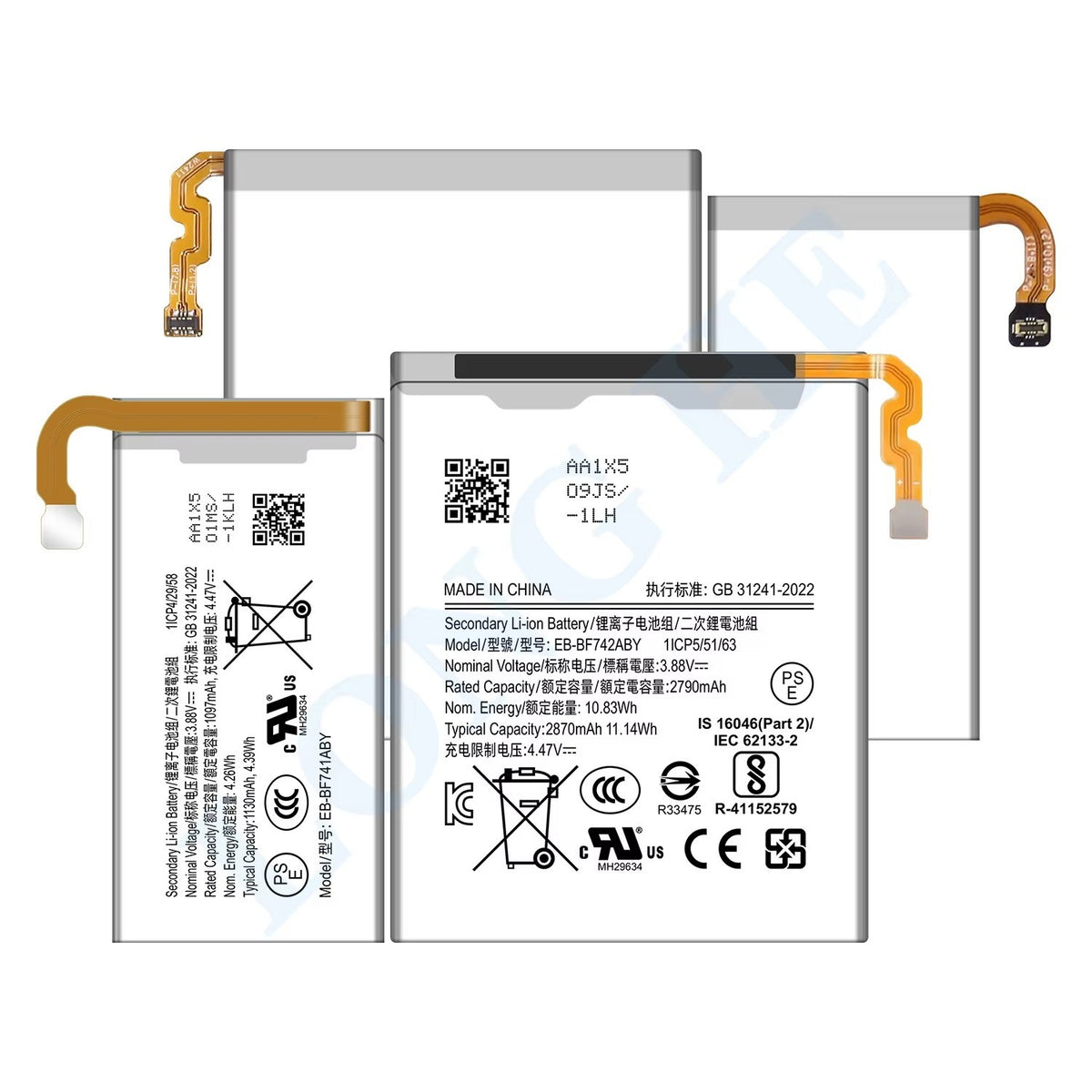 Replacement Battery Compatible with Samsung Galaxy Z Flip 6 5G EB-BF741ABY / EB-BF742ABY