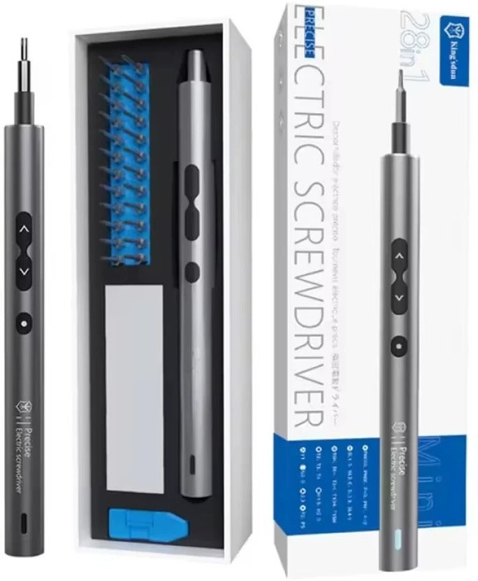 Mini Electric Screwdriver Pen, Cordless Precision Screwdriver Set 28 in 1