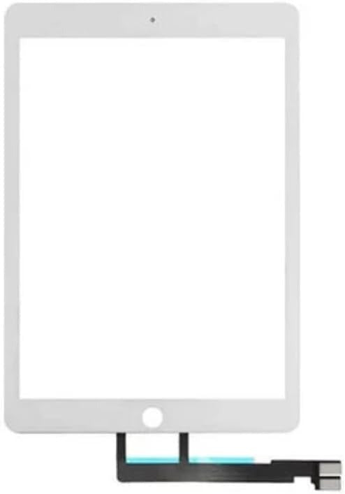 Touch Screen Digitizer Replacement compatible with iPad Pro 9.7 Inch, for A1673, A1674, A1675, Black and White, No Touch ID