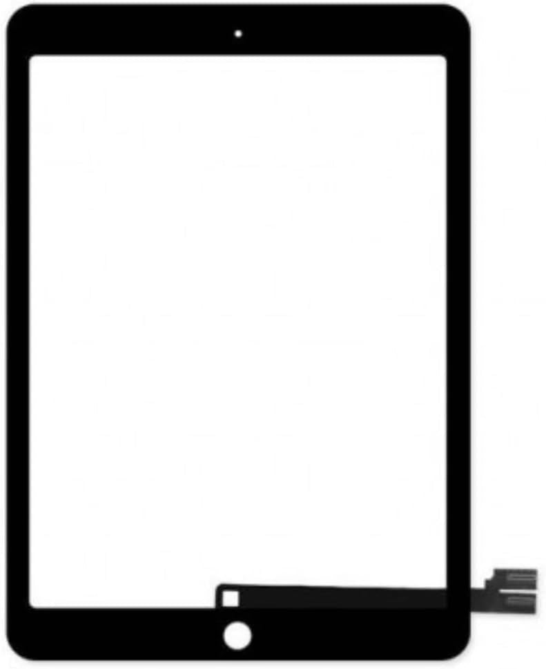 Touch Screen Digitizer Replacement compatible with iPad Pro 9.7 Inch, for A1673, A1674, A1675, Black and White, No Touch ID