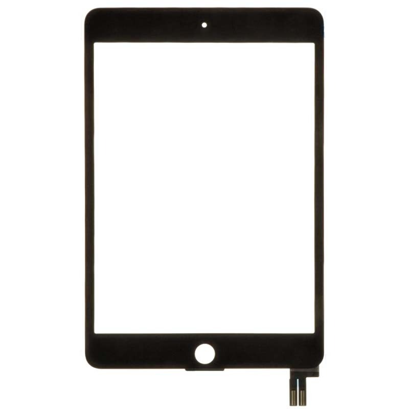Touch Screen Digitizer Replacement compatible with iPad Mini 5 (A2133, A2146, A2144, A2145), 7.9 Inch, No Touch ID, Black and White