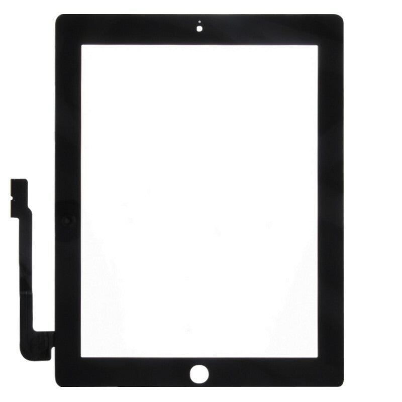 Touch Screen Digitizer Replacement for Apple iPad 3, Compatible with A1416, A1430, A1403, Black and White