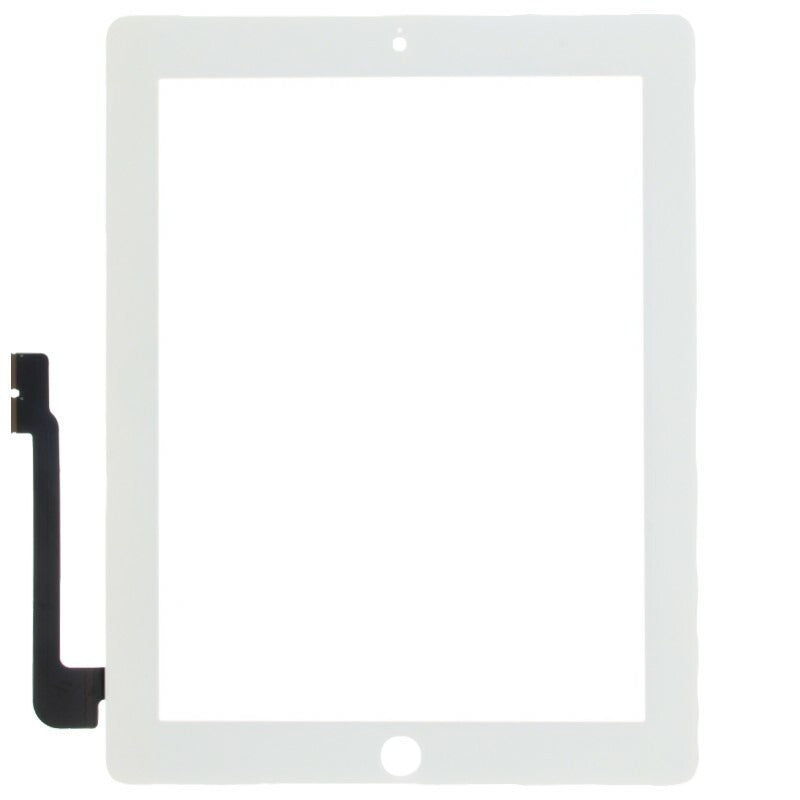 Touch Screen Digitizer Replacement for Apple iPad 3, Compatible with A1416, A1430, A1403, Black and White