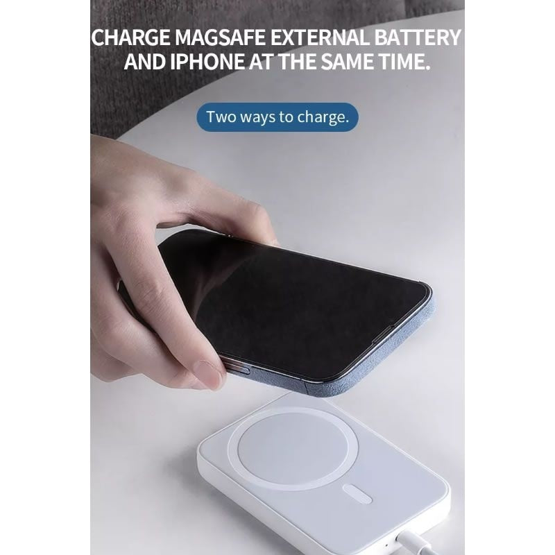 Wireless Magnetic Power Bank for iPhone – Quick & Portable Charging Anywhere!