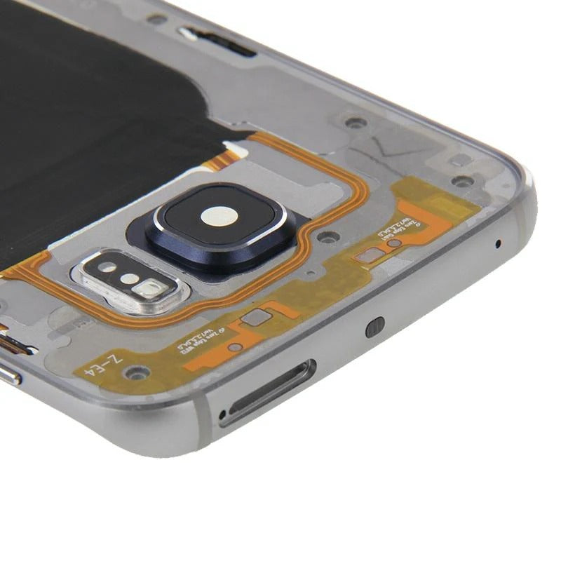 Galaxy S6 Edge silver Back Housing