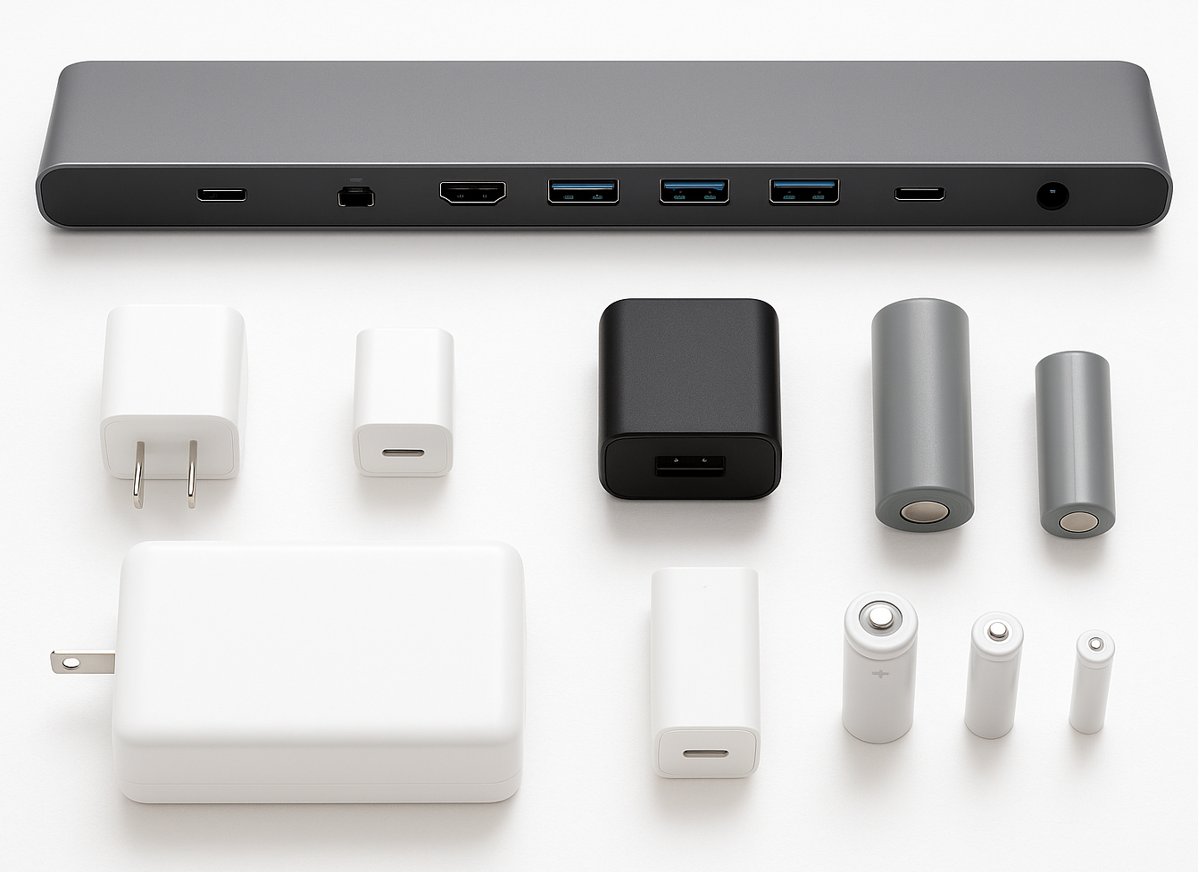Docking Stations, Chargers & Batteries